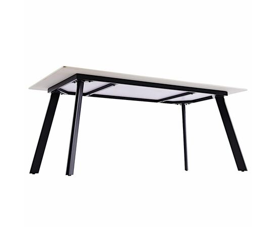 Стол керамический MISTRAL Kass gold 180*90*75, каркас черный, изображение 9 | Интернет магазин мебели и декора LifeDekor