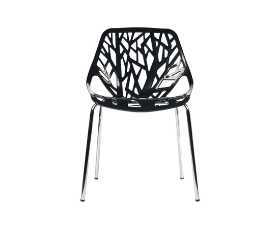 Стул пластиковый FOREST черный, изображение 3 | Интернет магазин мебели и декора LifeDekor