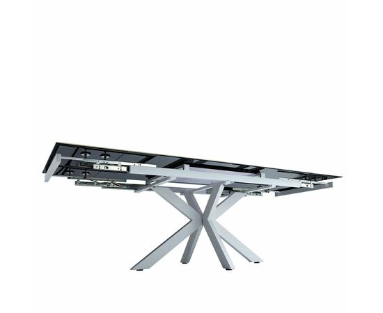 Стол керамический VENECJA Lisa white 160-240*90, каркас белый, изображение 10 | Интернет магазин мебели и декора LifeDekor