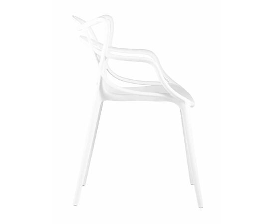 Стул пластиковый MASTERS белый, изображение 2 | Интернет магазин мебели и декора LifeDekor
