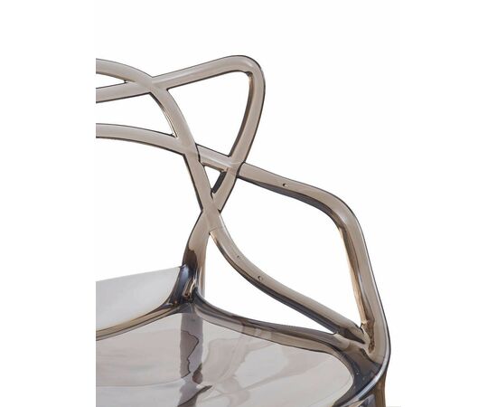 Стул пластиковый MASTERS LUX серый, изображение 2 | Интернет магазин мебели и декора LifeDekor