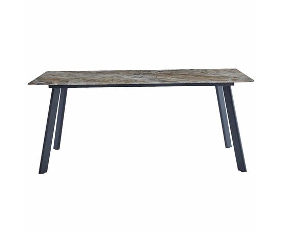 Стол керамический MISTRAL Senafe 180*90*75, каркас черный, изображение 6 | Интернет магазин мебели и декора LifeDekor