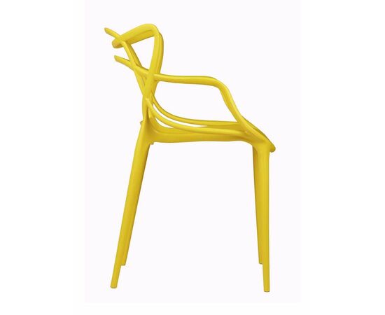 Стул пластиковый MASTERS желтый, изображение 4 | Интернет магазин мебели и декора LifeDekor