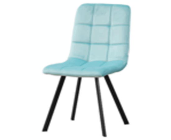 Стул LUCAS велюр тиффани, каркас квадрат черный | Интернет магазин мебели и декора LifeDekor