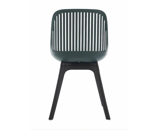 Стул пластиковый GRACE SOFT темно-зеленый / ноги черные, изображение 6 | Интернет магазин мебели и декора LifeDekor