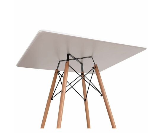 Стол EAMES DSW 90*90 белый, изображение 5 | Интернет магазин мебели и декора LifeDekor