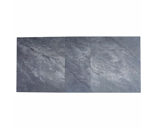 Стол керамический SEVILLE Rebecca grey 160-200*90, каркас черный, изображение 7 | Интернет магазин мебели и декора LifeDekor