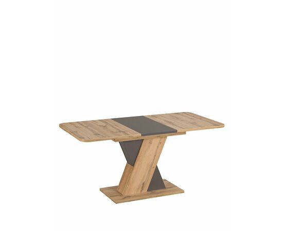 Стол BRIDGE 120-160/80 дуб вотан, каркас Вольфрам, изображение 3 | Интернет магазин мебели и декора LifeDekor