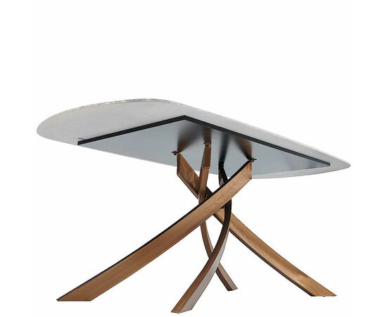 Стол керамический SANTANA Senafe 180/90*76, каркас античная бронза, изображение 6 | Интернет магазин мебели и декора LifeDekor