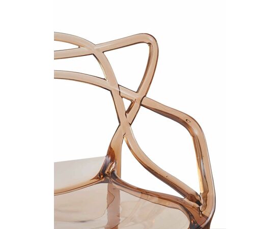 Стул пластиковый MASTERS LUX оранжевый, изображение 2 | Интернет магазин мебели и декора LifeDekor