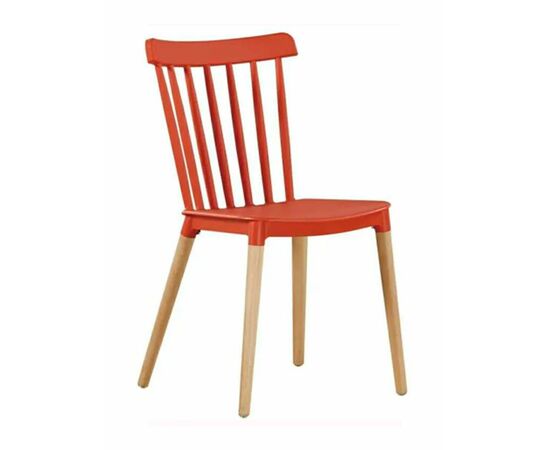 Стул пластиковый GARDEN красный | Интернет магазин мебели и декора LifeDekor