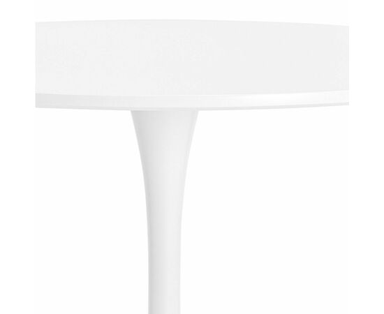 Стол TULIP D80 белый, каркас белый, изображение 4 | Интернет магазин мебели и декора LifeDekor