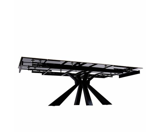 Стол керамический siena Bentley white 160-240*90, каркас черный, изображение 10 | Интернет магазин мебели и декора LifeDekor