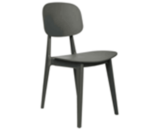 Стул пластковый ESSEN черный, изображение 2 | Интернет магазин мебели и декора LifeDekor