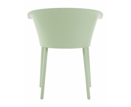Стул пластиковый MALTA салатовый с подушкой гусиные лапки, изображение 6 | Интернет магазин мебели и декора LifeDekor