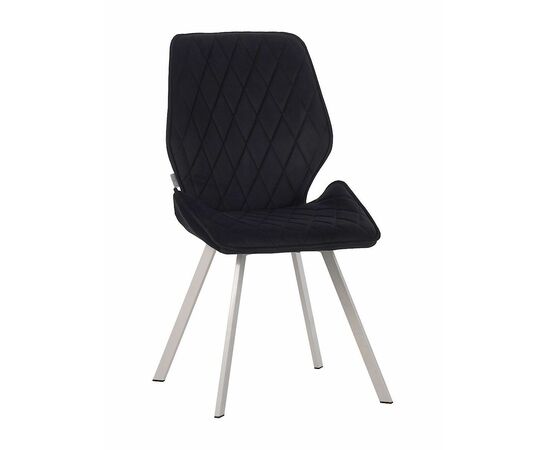 Стул OSTIN велюр графит, каркас квадрат белый | Интернет магазин мебели и декора LifeDekor