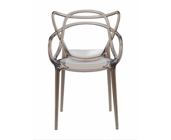 Стул пластиковый MASTERS LUX серый, изображение 3 | Интернет магазин мебели и декора LifeDekor