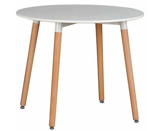 Стол TETIS D90 белый | Интернет магазин мебели и декора LifeDekor