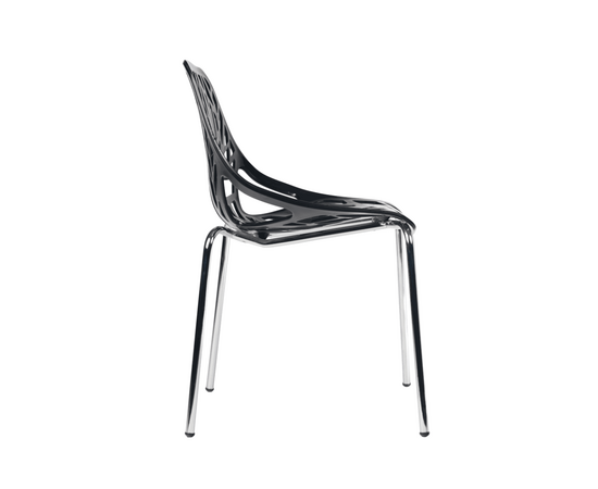 Стул пластиковый FOREST черный, изображение 2 | Интернет магазин мебели и декора LifeDekor
