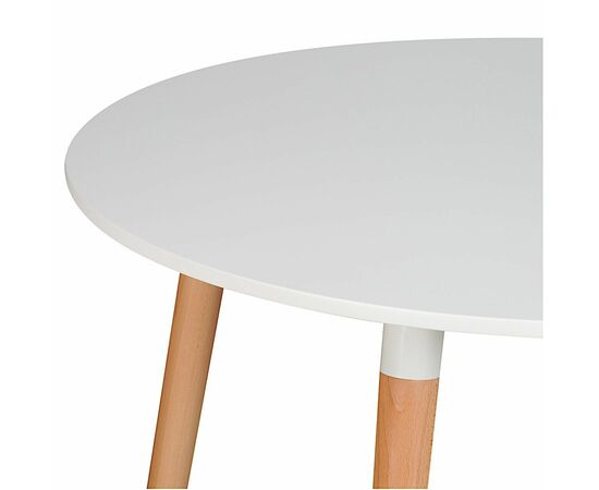 Стол TETIS D90 белый, изображение 3 | Интернет магазин мебели и декора LifeDekor