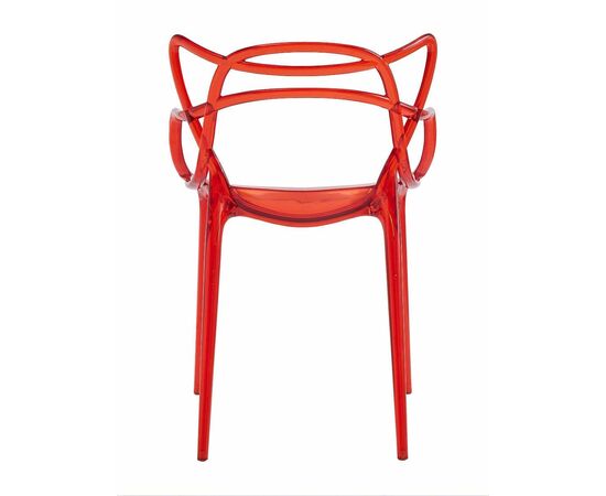 Стул пластиковый MASTERS LUX красный, изображение 6 | Интернет магазин мебели и декора LifeDekor