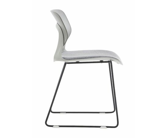 Стул пластиковый ESKIN серый, изображение 4 | Интернет магазин мебели и декора LifeDekor