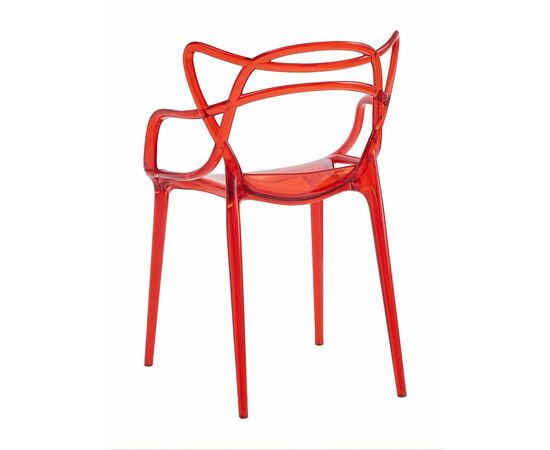 Стул пластиковый MASTERS LUX красный, изображение 5 | Интернет магазин мебели и декора LifeDekor