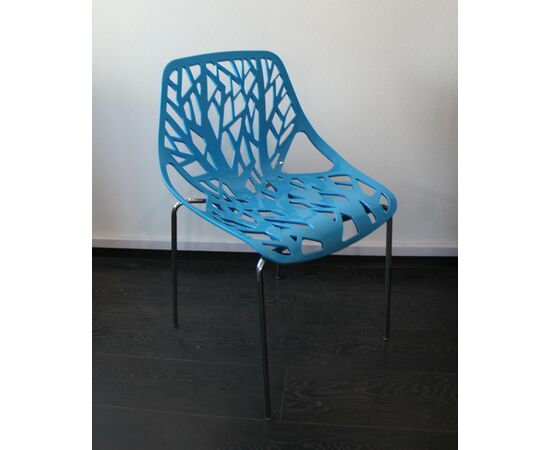 Стул пластиковый FOREST голубой, изображение 3 | Интернет магазин мебели и декора LifeDekor