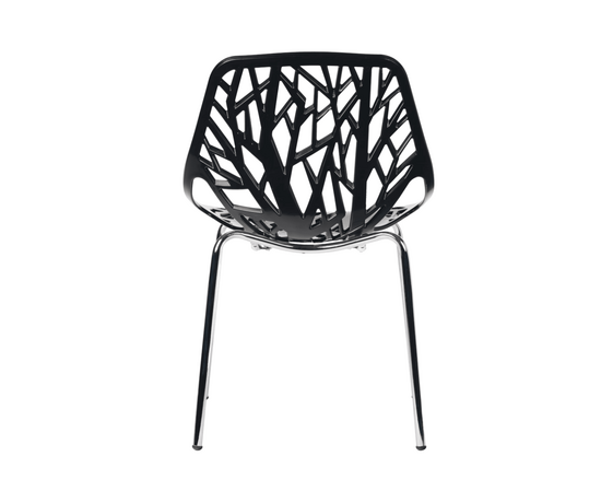 Стул пластиковый FOREST черный, изображение 4 | Интернет магазин мебели и декора LifeDekor