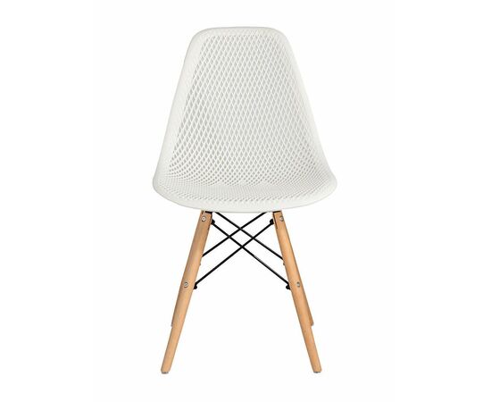 Стул пластиковый Eames DSW GRID белый, изображение 2 | Интернет магазин мебели и декора LifeDekor