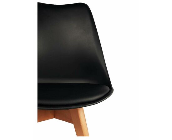 Стул FRANKFURT экокожа черный, изображение 3 | Интернет магазин мебели и декора LifeDekor