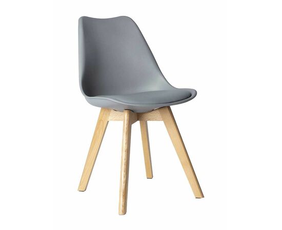 Стул FRANKFURT экокожа серый | Интернет магазин мебели и декора LifeDekor