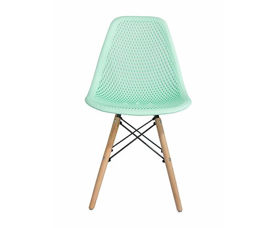 Стул пластиковый Eames DSW GRID мятный, изображение 2 | Интернет магазин мебели и декора LifeDekor