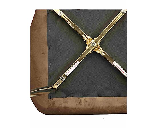 Стул LOLA велюр капучино, каркас золото, изображение 8 | Интернет магазин мебели и декора LifeDekor