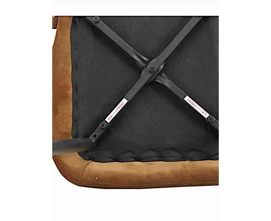 Стул SALLY велюр коричневый, каркас черный, изображение 8 | Интернет магазин мебели и декора LifeDekor