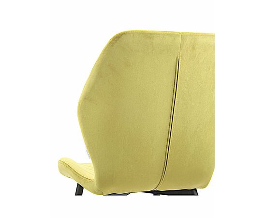 Стул ABEL велюр оливковый, каркас черный, изображение 6 | Интернет магазин мебели и декора LifeDekor