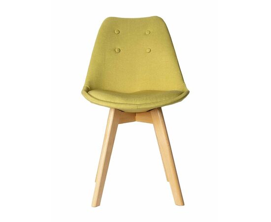 Стул FRANKFURT рогожка оливковый, изображение 2 | Интернет магазин мебели и декора LifeDekor