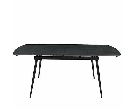 Стол керамический TEXAS  ANTRACITE MATT 120, каркас черный, изображение 7 | Интернет магазин мебели и декора LifeDekor