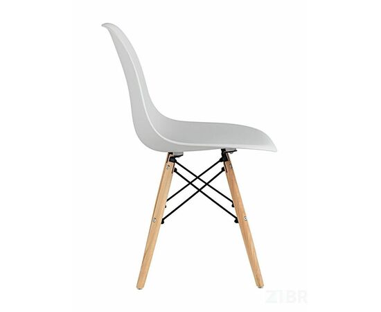 Стул пластиковый Eames DSW светло-серый, изображение 2 | Интернет магазин мебели и декора LifeDekor