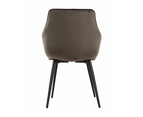 Стул BEATRICE велюр антрацит, каркас черный, изображение 7 | Интернет магазин мебели и декора LifeDekor