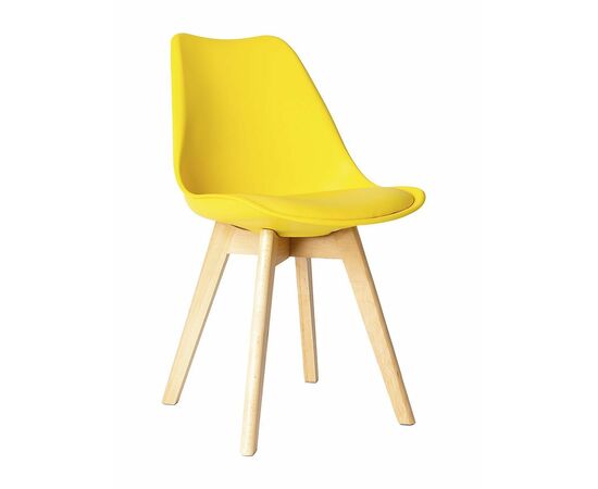 Стул FRANKFURT экокожа желтый | Интернет магазин мебели и декора LifeDekor