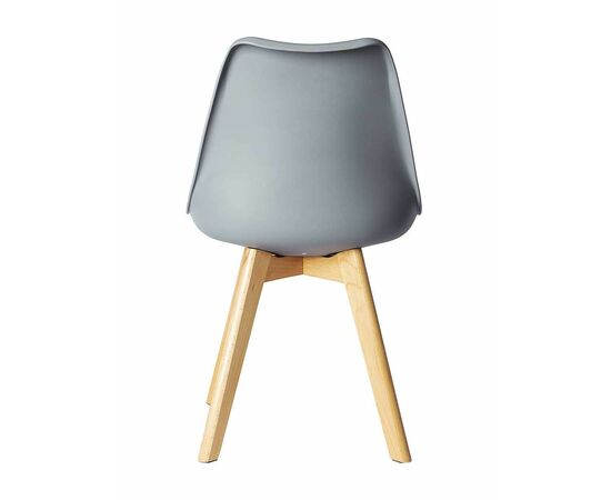 Стул FRANKFURT экокожа серый, изображение 4 | Интернет магазин мебели и декора LifeDekor