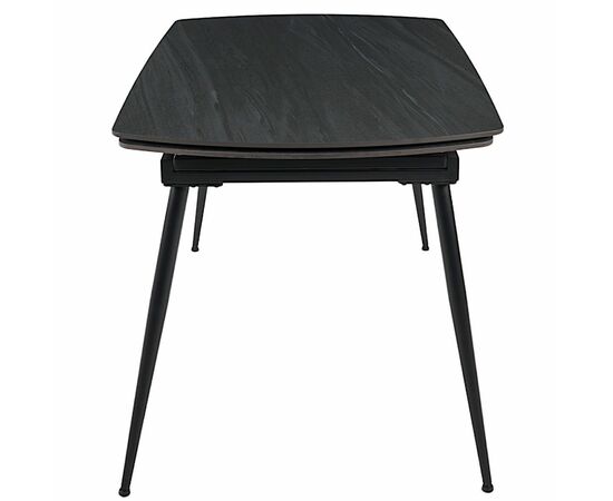 Стол керамический TEXAS  ANTRACITE MATT 120, каркас черный, изображение 8 | Интернет магазин мебели и декора LifeDekor