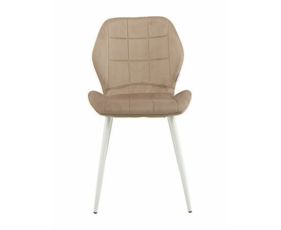 Стул BATT велюр мокко, каркас черный, изображение 3 | Интернет магазин мебели и декора LifeDekor