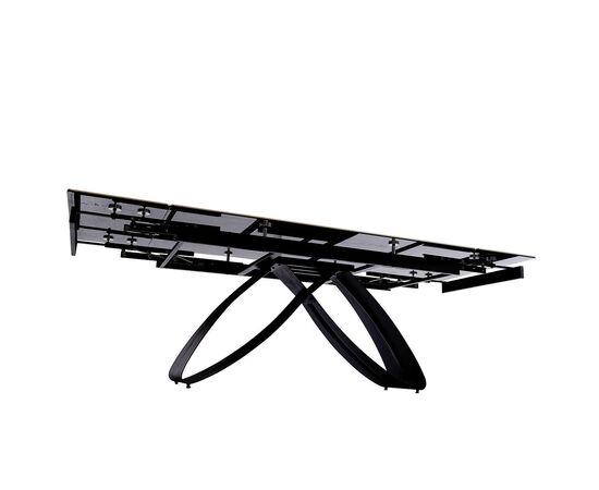 Стол керамический KENIA Porsche grey 160-240/90*76, каркас черный, изображение 10 | Интернет магазин мебели и декора LifeDekor