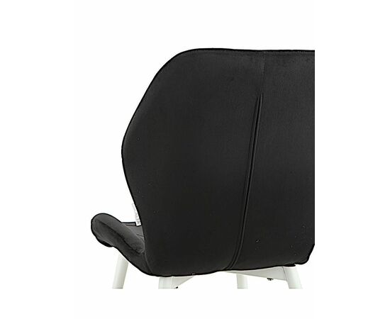 Стул BATT велюр черный, каркас черный, изображение 6 | Интернет магазин мебели и декора LifeDekor