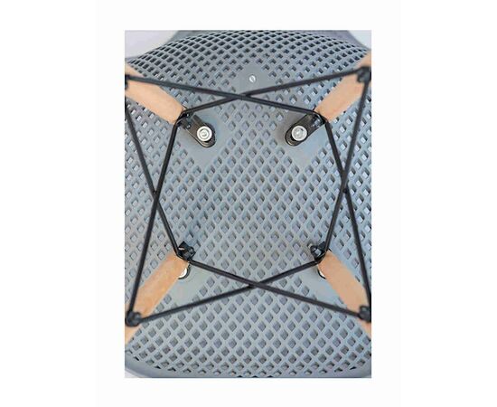 Стул пластиковый Eames DSW GRID серый, изображение 6 | Интернет магазин мебели и декора LifeDekor