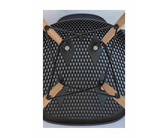 Стул пластиковый Eames DSW GRID черный, изображение 5 | Интернет магазин мебели и декора LifeDekor