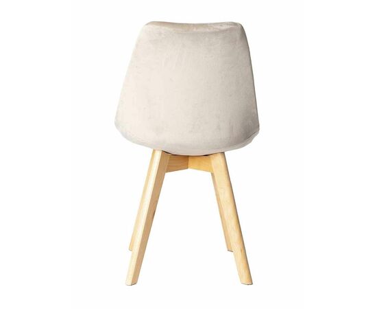 Стул FRANKFURT V велюр бежевый, изображение 4 | Интернет магазин мебели и декора LifeDekor