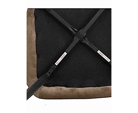 Стул SALLY велюр мокко, каркас черный, изображение 8 | Интернет магазин мебели и декора LifeDekor